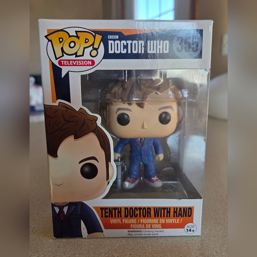 Funko Pop Tenth Doctor with Blue Suit